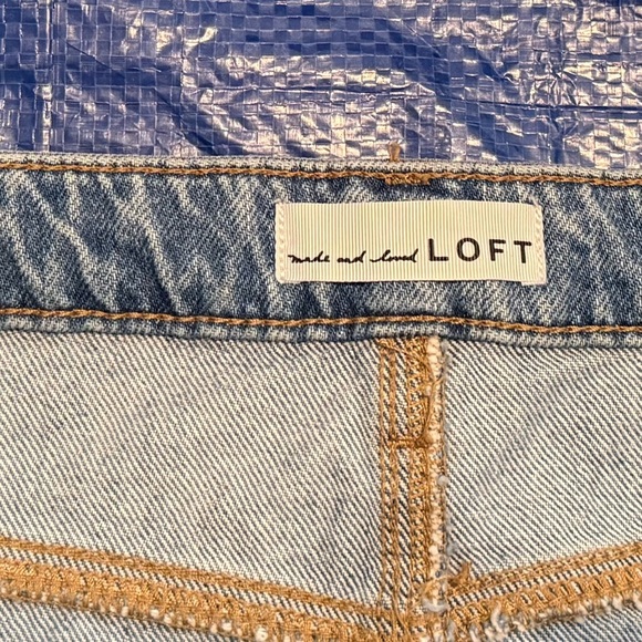 LOFT Women’s Size 18 Light Blue Denim Skirt - Picture 10 of 12